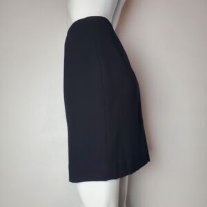Vintage 90s M.T. Studio Black Wool Mini Skirt